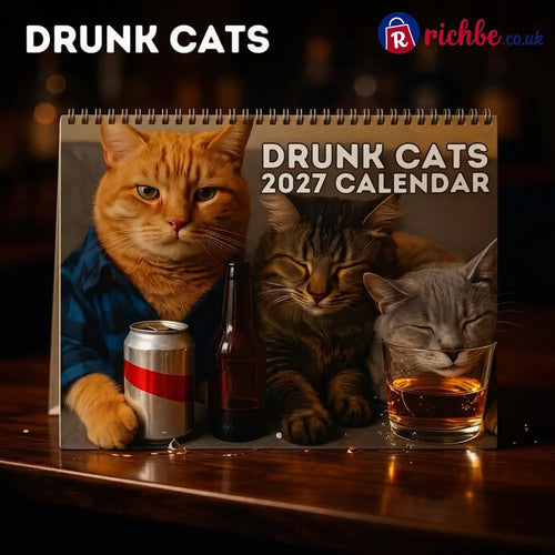 🍺🐱Drunk Cats 2027 Calendar
