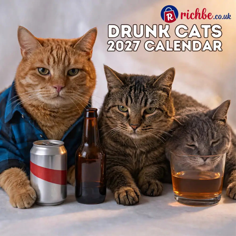 🍺🐱Drunk Cats 2027 Calendar