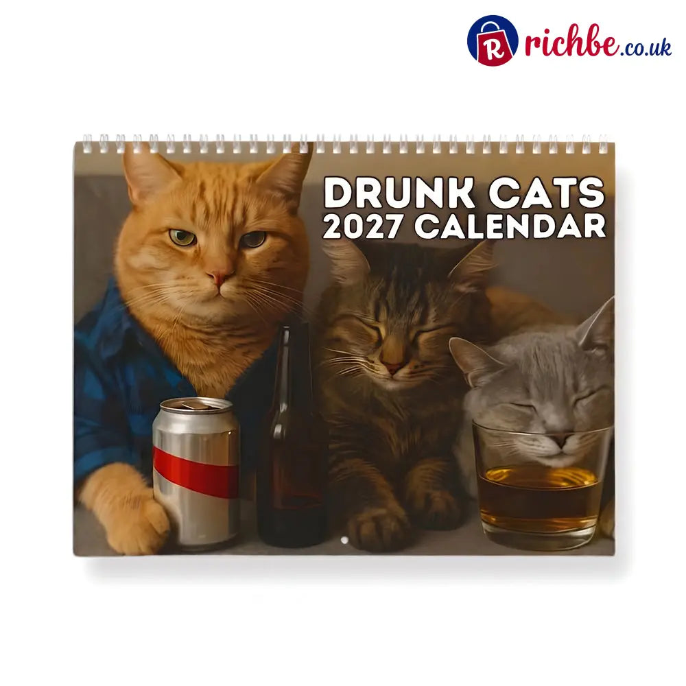 🍺🐱Drunk Cats 2027 Calendar
