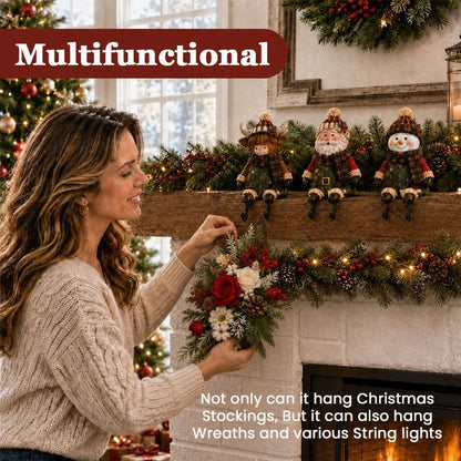 🔥 Last Day 49% OFF - Christmas Stocking Holder Shelf Sitters