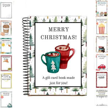 🔥Last Day 50% OFF - Christmas Gift Card Book