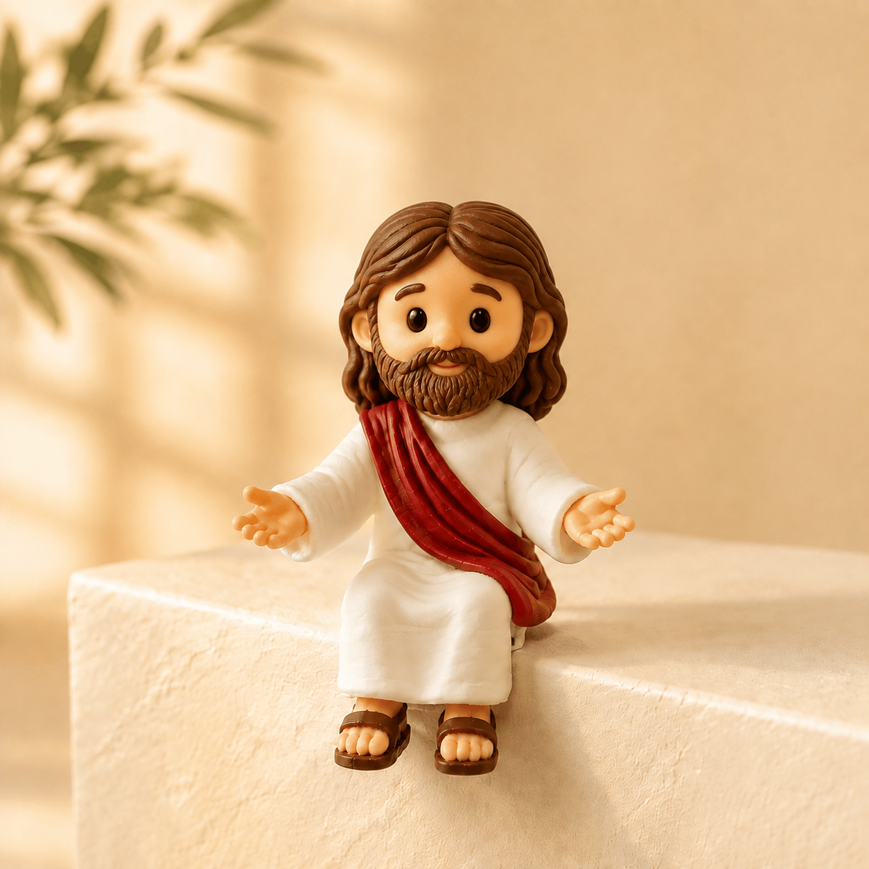 ✝️🙏 Jesus Shelf Sitter Figurines – 5 Meaningful Poses ❤️ Christian Faith Desk & Shelf Décor 🎁