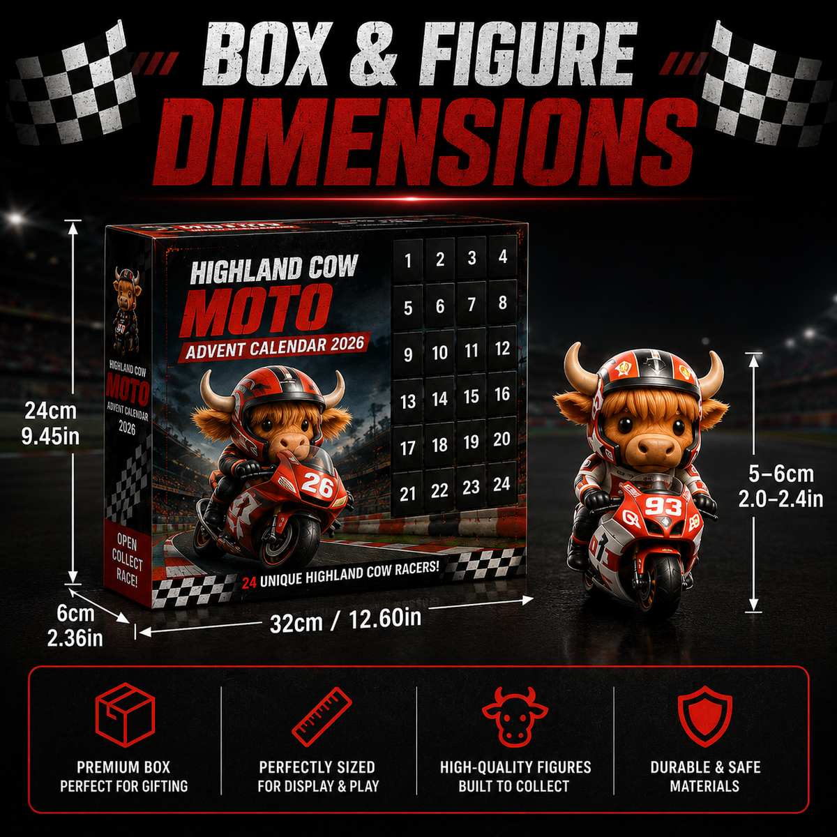 🐮🏍️ HIGHLAND COW MOTO ADVENT CALENDAR 2026