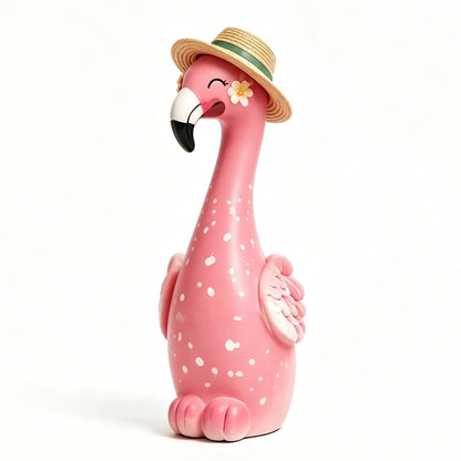 🦩Cute Flamingo Decorative Vase 🌸 5 Styles Resin Figurine Vase Tabletop Centerpiece Indoor Home Shelf Decor Gift