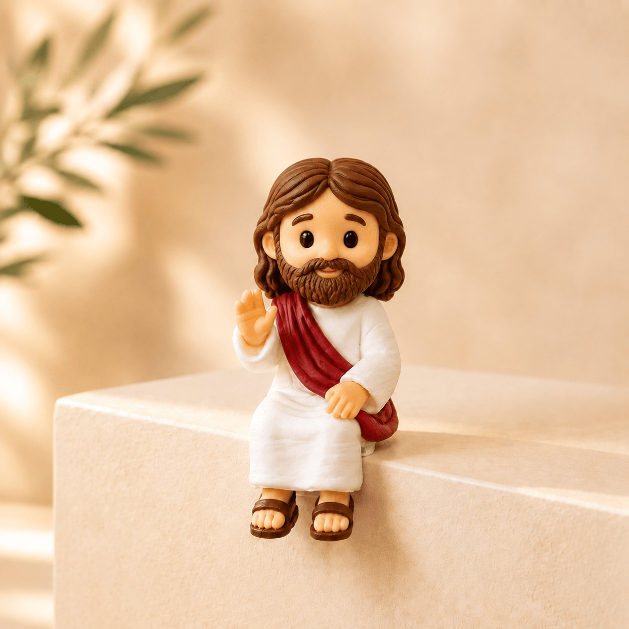 ✝️🙏 Jesus Shelf Sitter Figurines – 5 Meaningful Poses ❤️ Christian Faith Desk & Shelf Décor 🎁