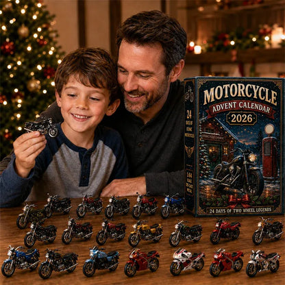 🔥😍🏍️🎄 Motorcycle Advent Calendar 2026 – 24 Days of Two-Wheel Legends 🎁🔥