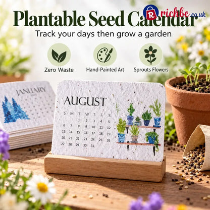 ✨Early Holiday Sale 45% OFF🌱Eco-Friendly Plantable “Timeless” Seed Calendar 2027