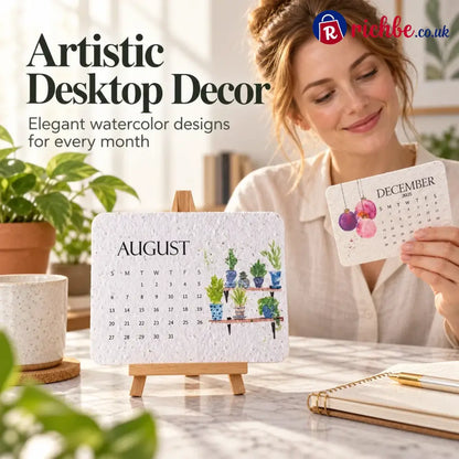 ✨Early Holiday Sale 45% OFF🌱Eco-Friendly Plantable “Timeless” Seed Calendar 2027