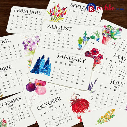 ✨Early Holiday Sale 45% OFF🌱Eco-Friendly Plantable “Timeless” Seed Calendar 2027 - Plantable Seed Calendars