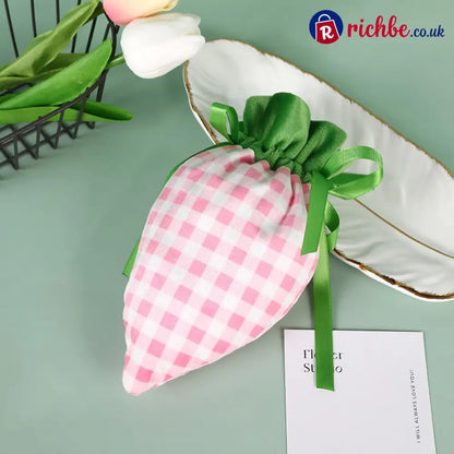Easter Bunny Carrot Treat Bags – Festive Candy & Gift Party Favor Pouches