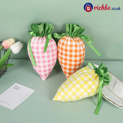 Easter Bunny Carrot Treat Bags – Festive Candy & Gift Party Favor Pouches