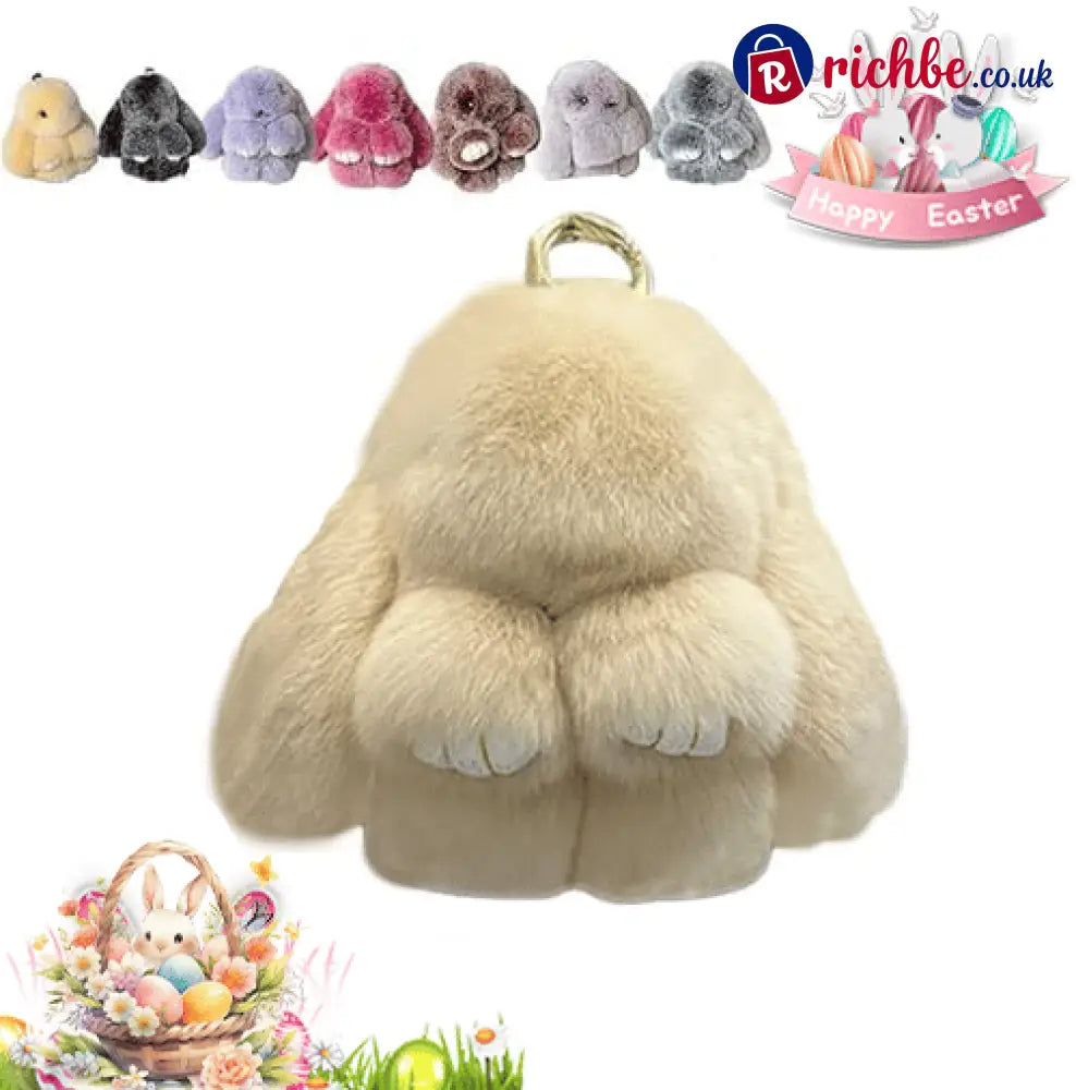 🐰Easter Cute Bunny Plush Keychain - Iron Box Gift Option 🎁Easter Sweet Surprise