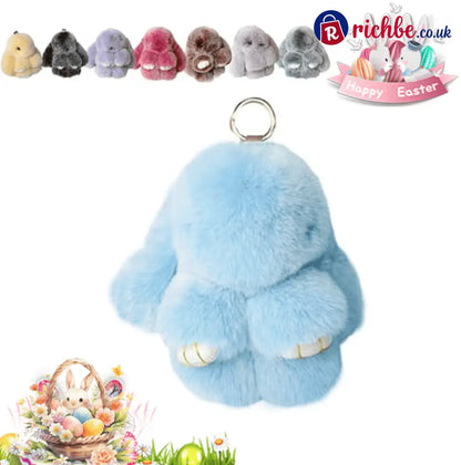 🐰Easter Cute Bunny Plush Keychain - Iron Box Gift Option 🎁Easter Sweet Surprise