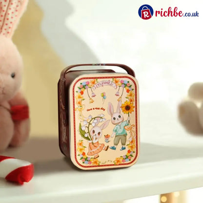 🐰Easter Cute Bunny Plush Keychain - Iron Box Gift Option 🎁Easter Sweet Surprise