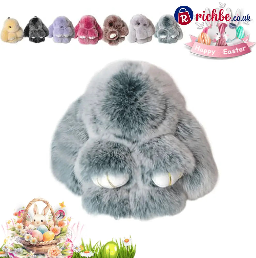 🐰Easter Cute Bunny Plush Keychain - Iron Box Gift Option 🎁Easter Sweet Surprise