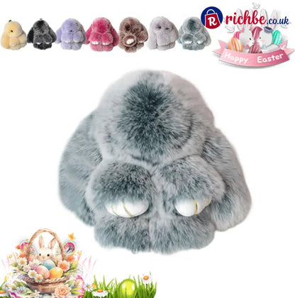 🐰Easter Cute Bunny Plush Keychain - Iron Box Gift Option 🎁Easter Sweet Surprise