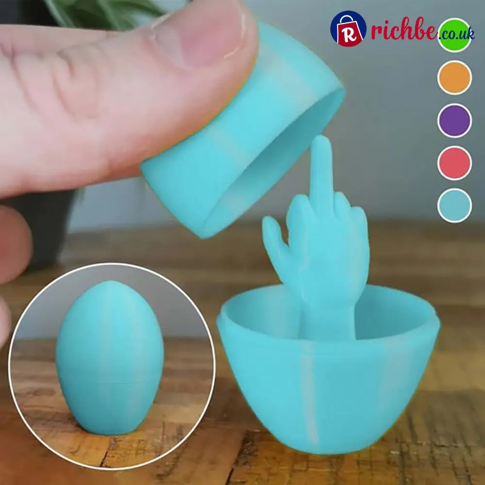 🔥Easter Egg Surprise – Funny 3D Printed Middle Finger Egg