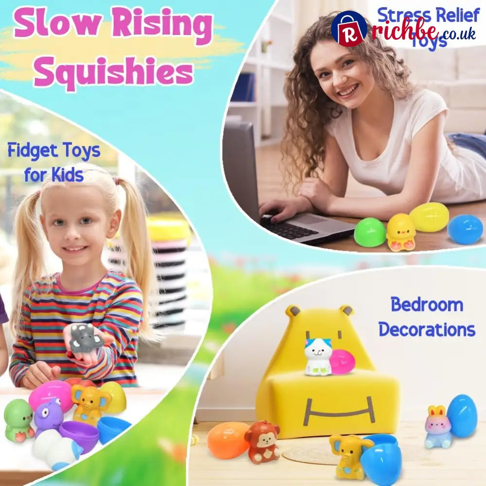 Easter Eggs Prefilled Slow Rising Squishy Toys