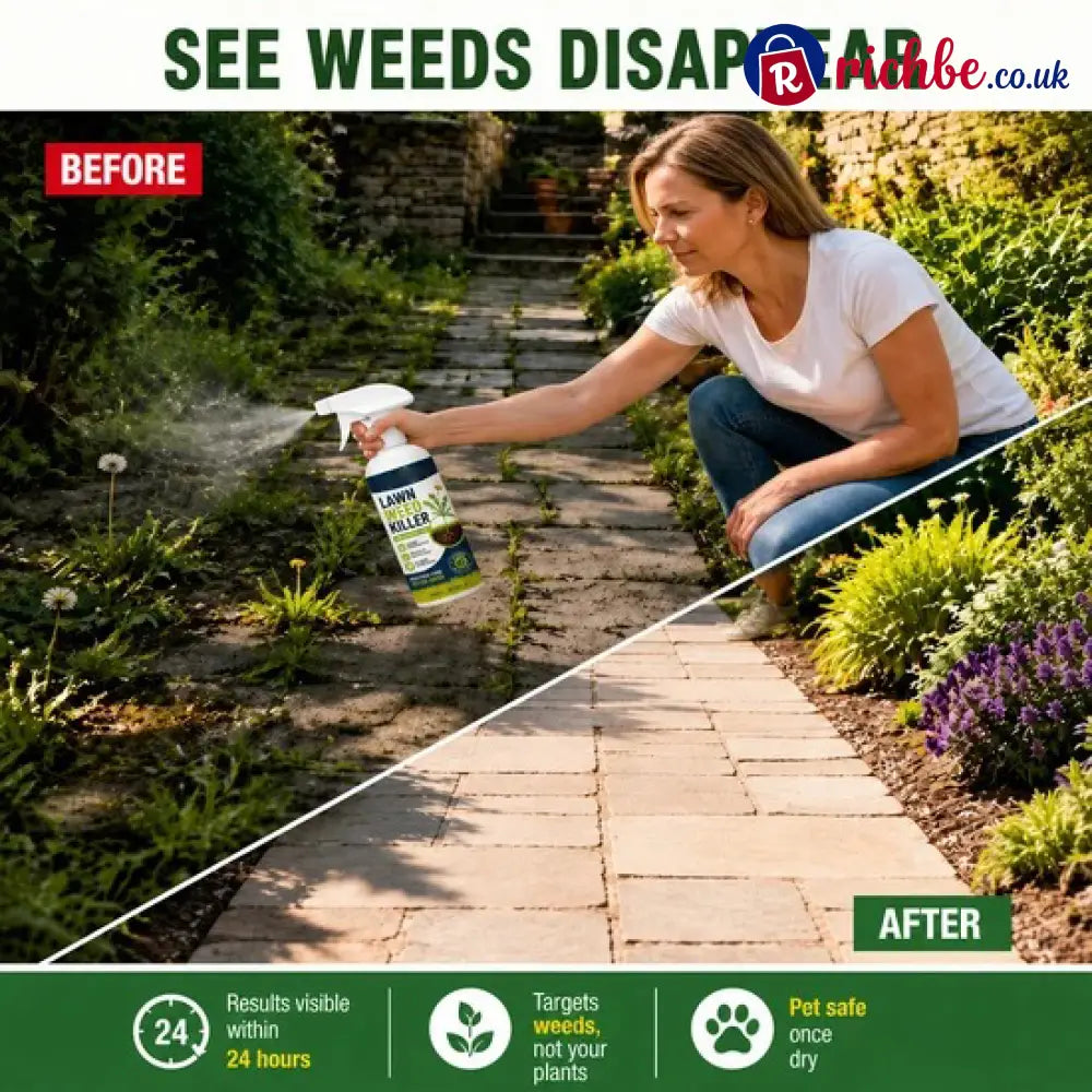 ⚡ ⚡[Easy and stress-free weeding in the garden] Herbicide for domestic use - Cleaning & Odor
