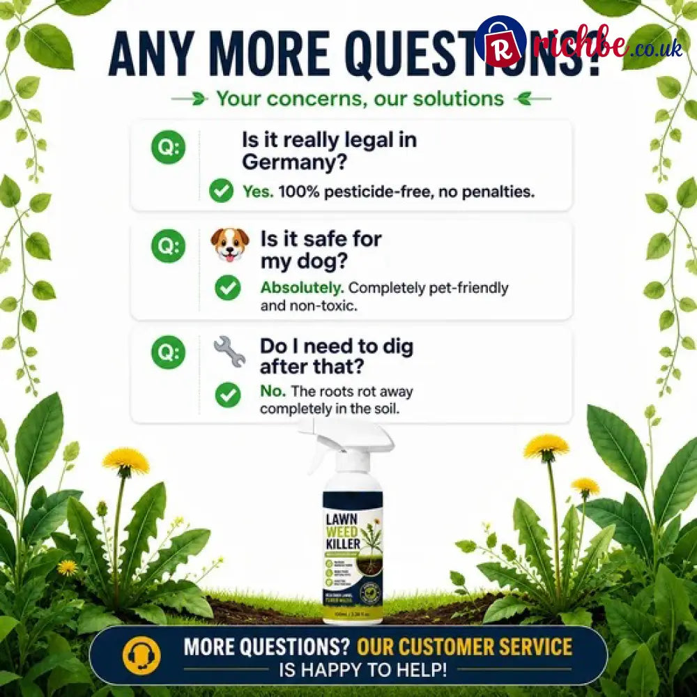 ⚡ ⚡[Easy and stress-free weeding in the garden] Herbicide for domestic use - Cleaning & Odor