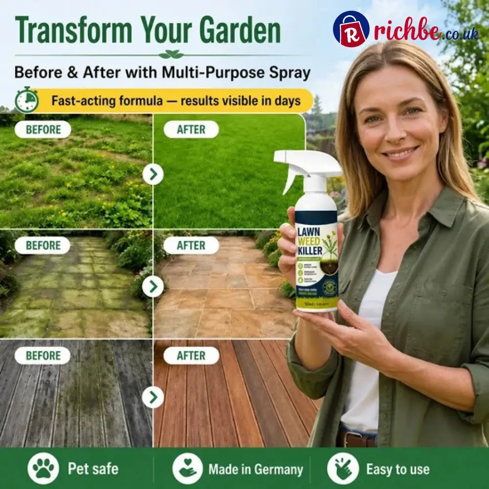 ⚡ ⚡[Easy and stress-free weeding in the garden] Herbicide for domestic use - Cleaning & Odor