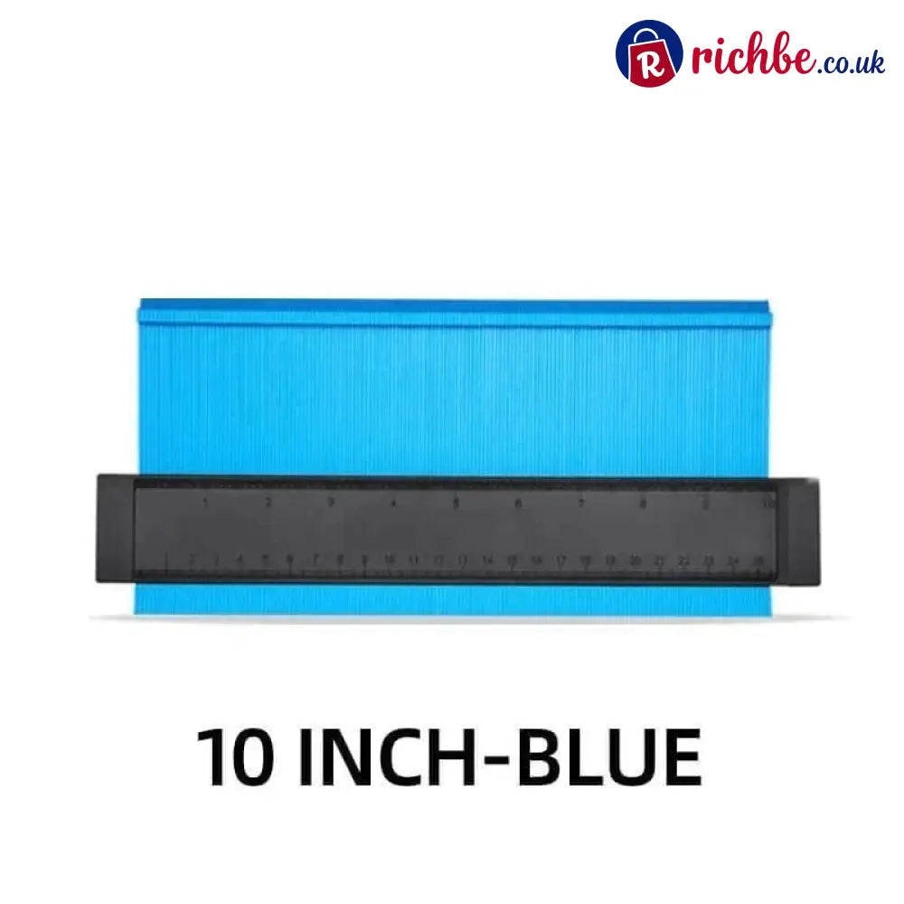 📐💪 Easy Shape Contour Gauge Duplicator – Perfect for DIY Precise Tracing & Transfers 🔧 - 10 INCH / BLUE