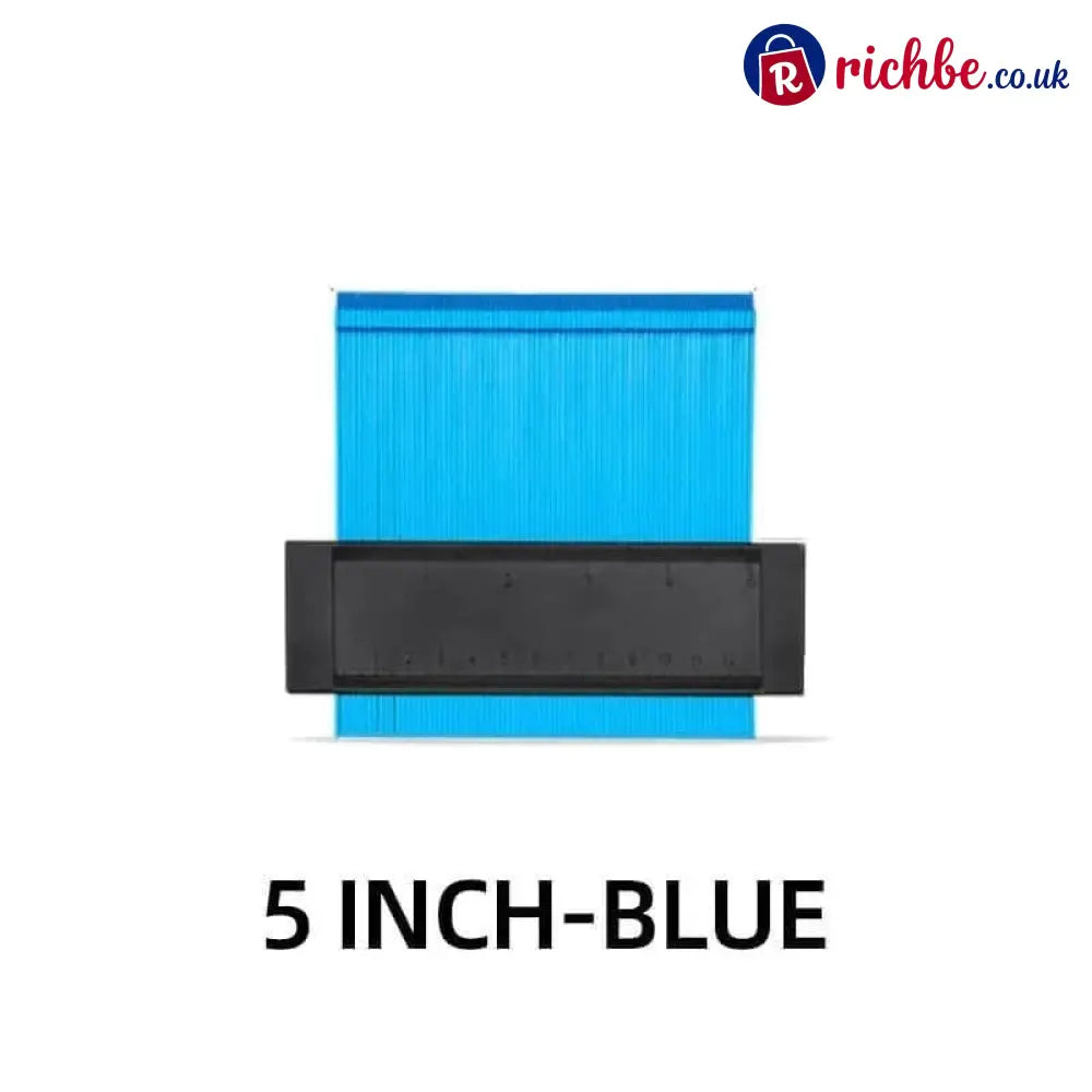 📐💪 Easy Shape Contour Gauge Duplicator – Perfect for DIY Precise Tracing & Transfers 🔧 - 5 INCH / BLUE
