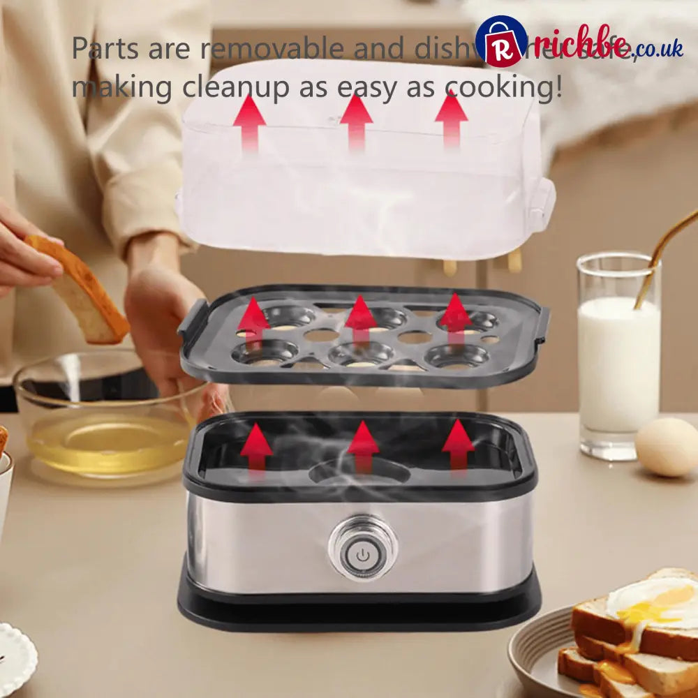 🔥 Effortless Breakfasts with Our Electric Egg Cooker! 🍳✨