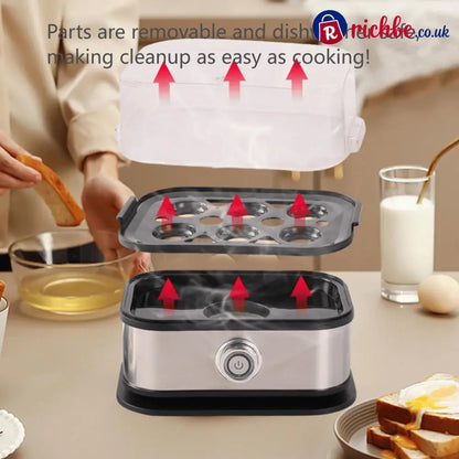 🔥 Effortless Breakfasts with Our Electric Egg Cooker! 🍳✨