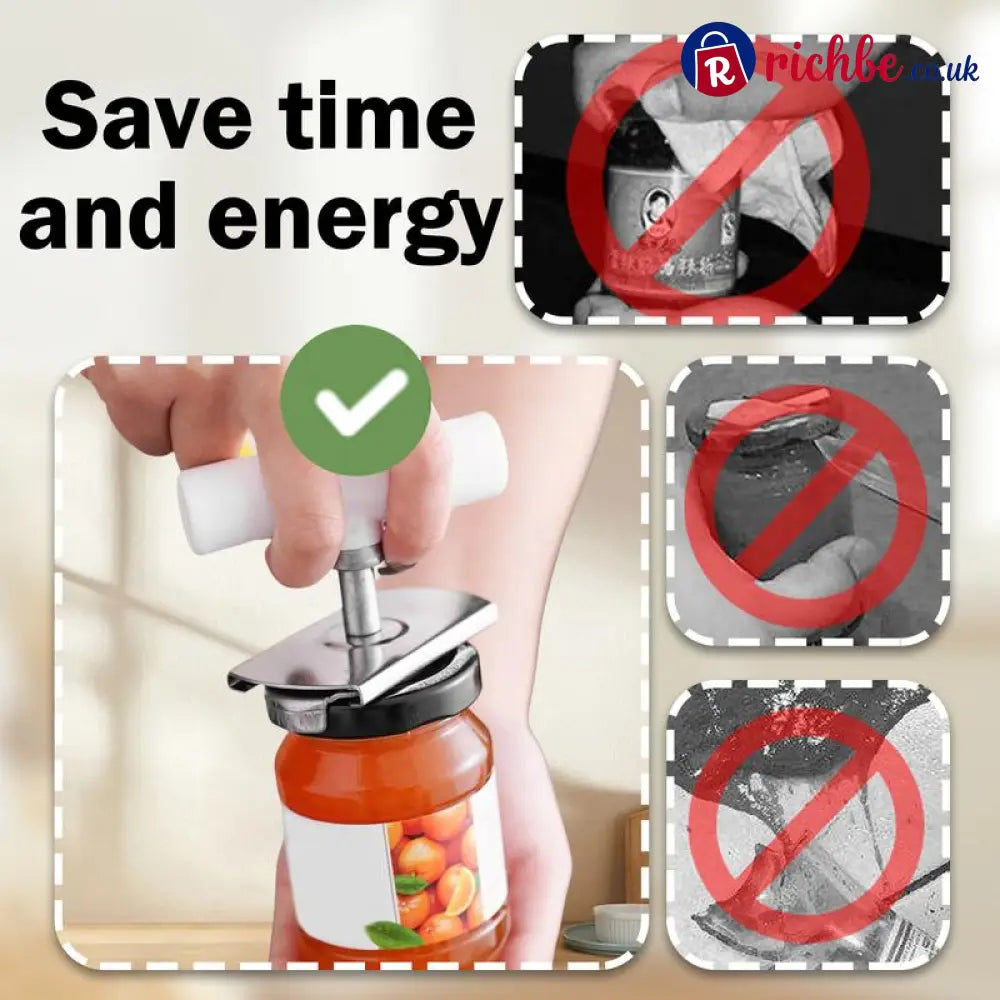 🍯 Effortless Jar Opening – ✨ Anti-Slip Grip Jar Opener – For Comfortable Easy Use Every Time