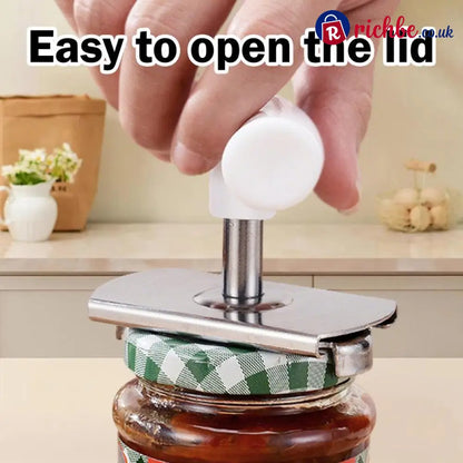 🍯 Effortless Jar Opening – ✨ Anti-Slip Grip Jar Opener – For Comfortable Easy Use Every Time