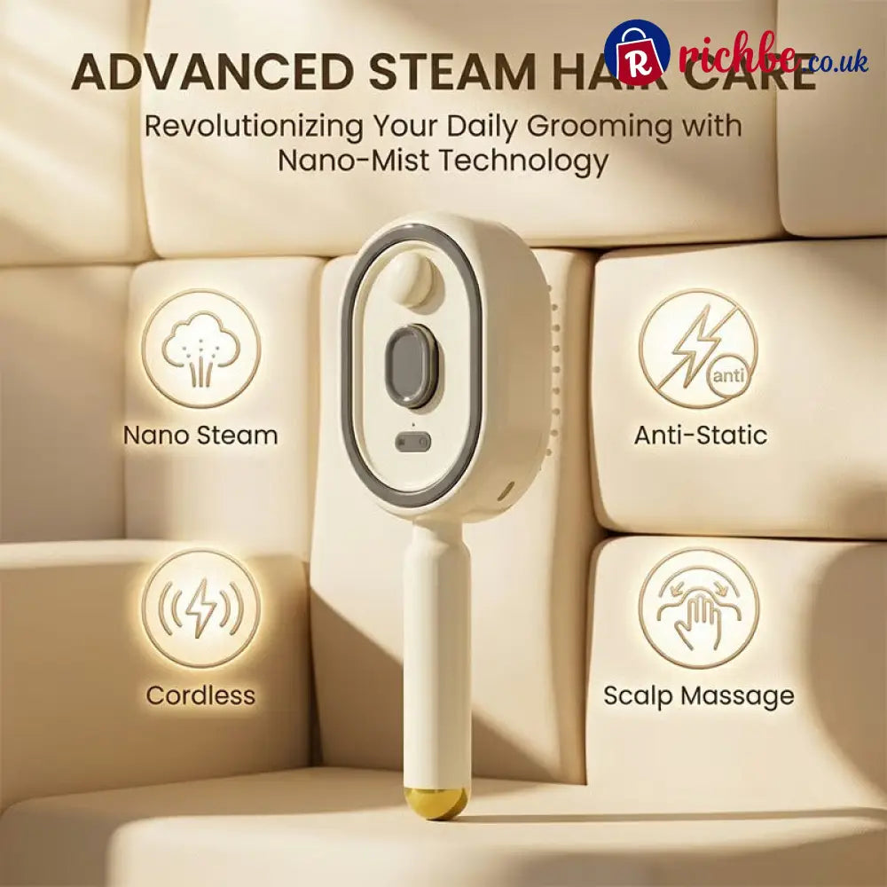 Electric Spray Air Cushion Massage Comb - Health & Beauty