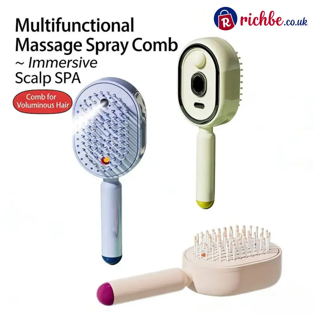 Electric Spray Air Cushion Massage Comb - Health & Beauty