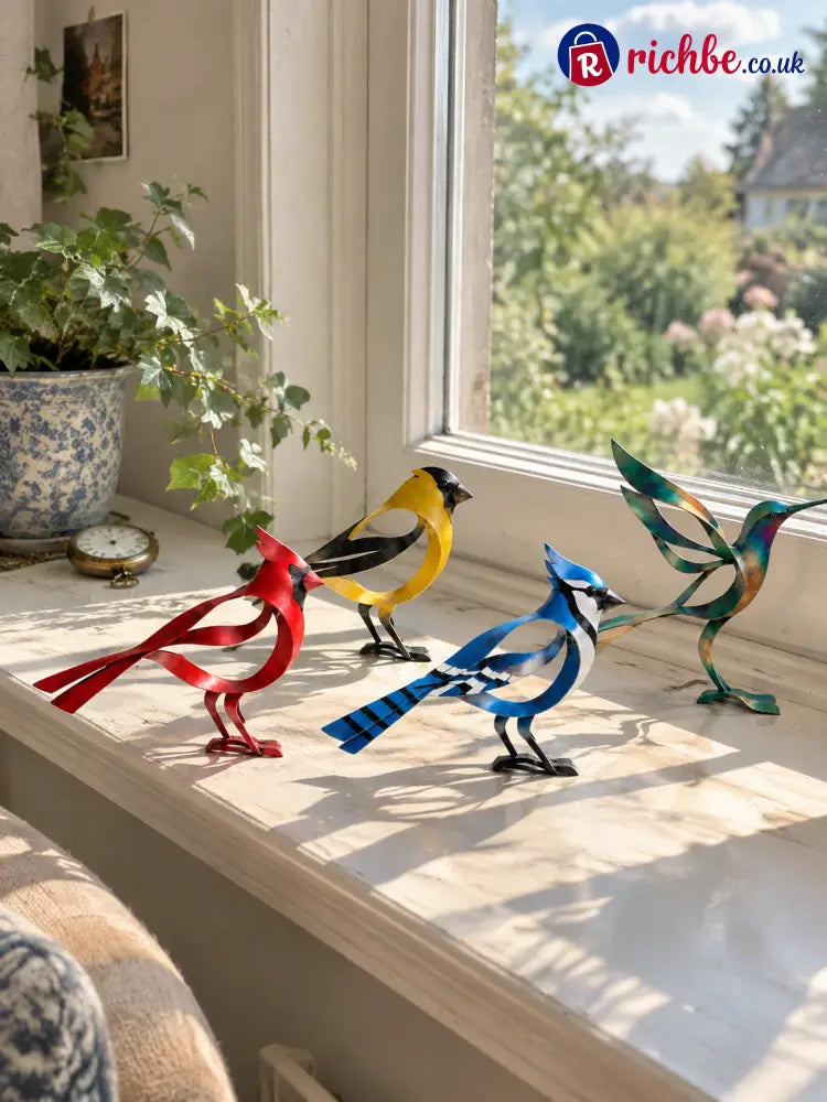🕊️Elegant and minimalist metal bird sculpture -- Fleeting Moments of Lightness in the Natural World！ - Houseware &