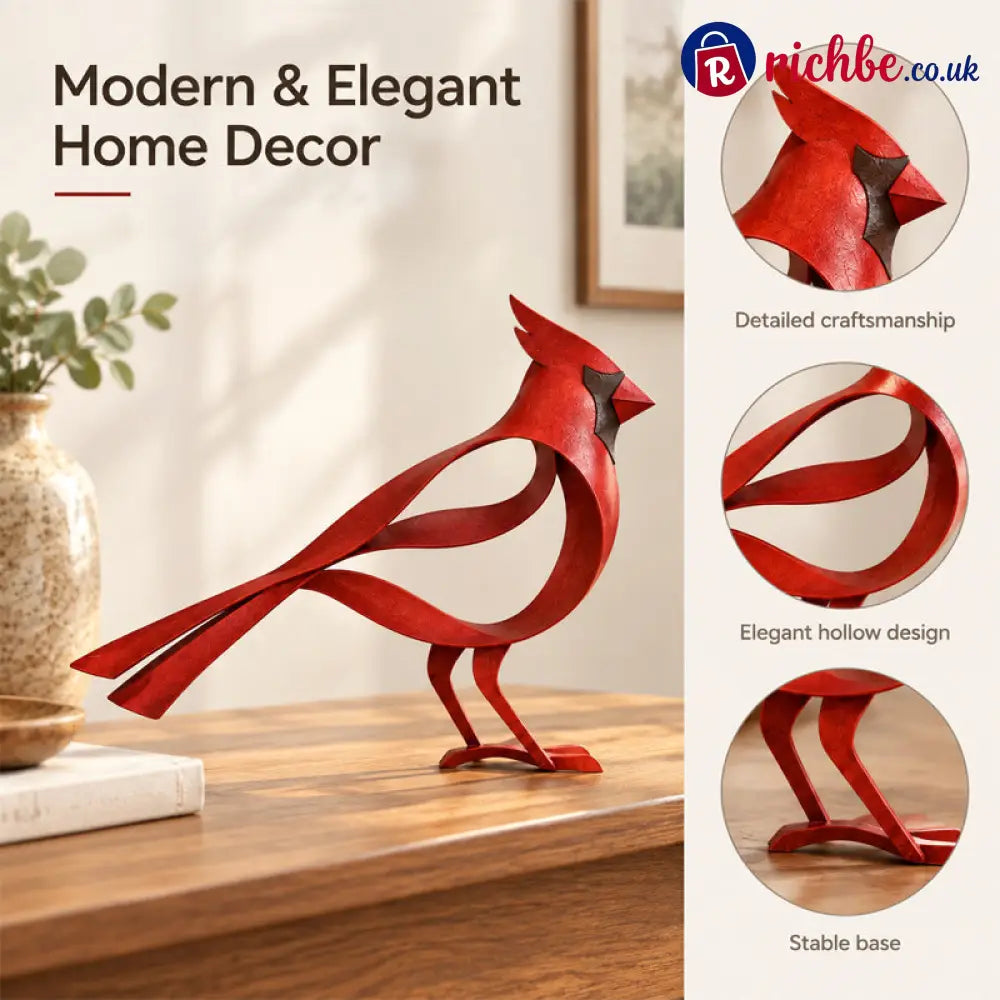 🕊️Elegant and minimalist metal bird sculpture -- Fleeting Moments of Lightness in the Natural World！ - Houseware &
