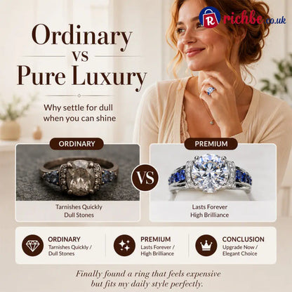 📢📢50% OFF !! ⏰Elegant Cubic Zirconia Cocktail Ring