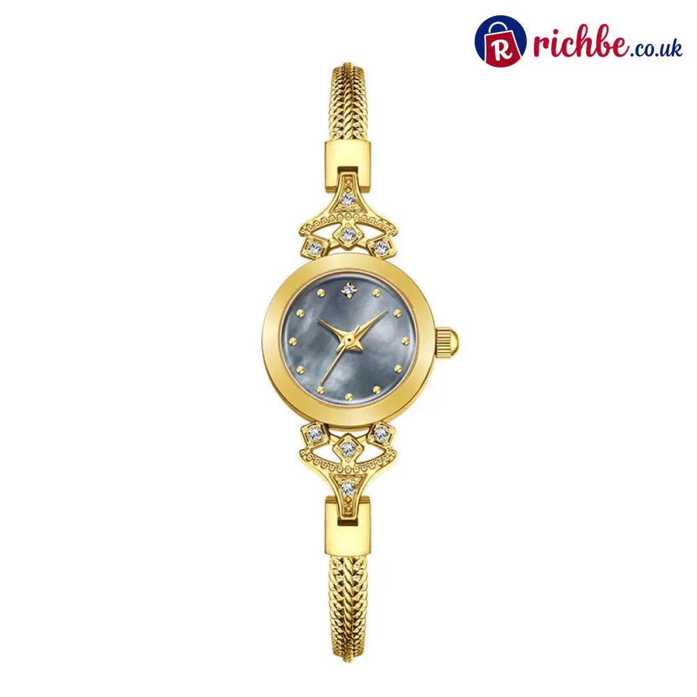 Elegant Women’s Bracelet Watch - Gold #2 - Clothing & Accessories