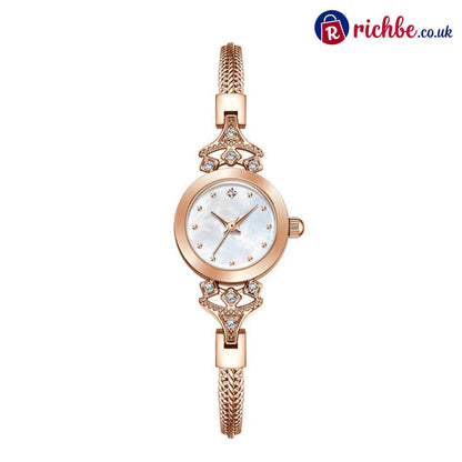 Elegant Women’s Bracelet Watch - Rose Gold #1 - Clothing & Accessories