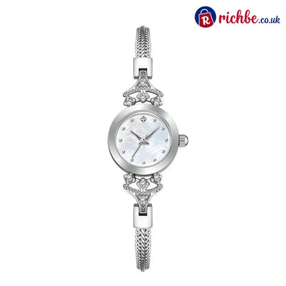 Elegant Women’s Bracelet Watch - White - Clothing & Accessories