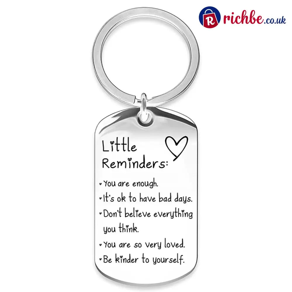 Engraved Inspirational Stainless Steel Keychain💕🔑 - steel / BUY 1 - Hot Sale