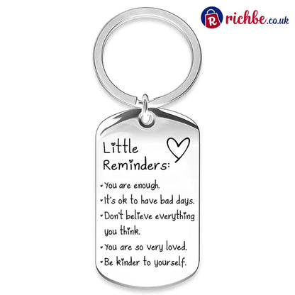 Engraved Inspirational Stainless Steel Keychain💕🔑 - steel / BUY 1 - Hot Sale