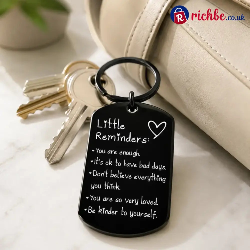 Engraved Inspirational Stainless Steel Keychain💕🔑 - Hot Sale