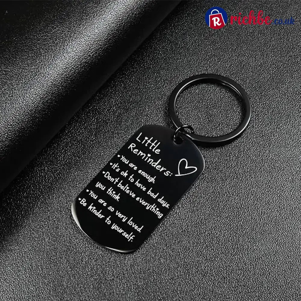Engraved Inspirational Stainless Steel Keychain💕🔑 - Hot Sale