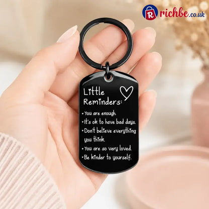 Engraved Inspirational Stainless Steel Keychain💕🔑 - Hot Sale