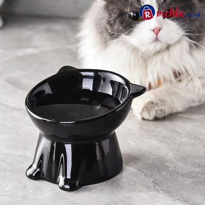 💝Ergonomic Elevated Cat Bowl - Black - Houseware & Kitchen