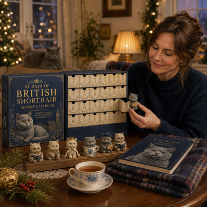 🐈‍⬛🎄 2026 British Shorthair Christmas Advent Calendar – 24 Festive Cat Collectible Surprises