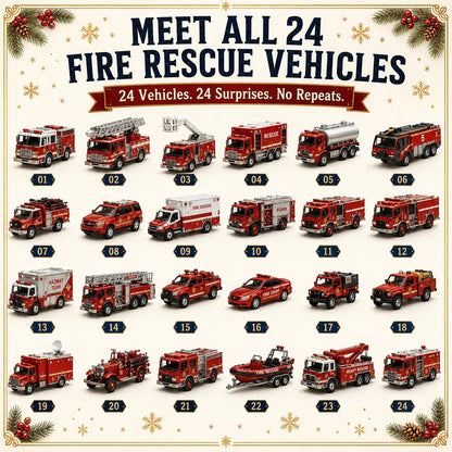 🚚 🎁Build the Fleet Collection 24-Day Vehicle Advent Calendar Series | ✨A New Adventure Every Morning