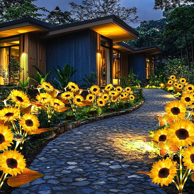 🔥Hot Sale 49% OFF🌞Solar LED Sunflower Garden Lights