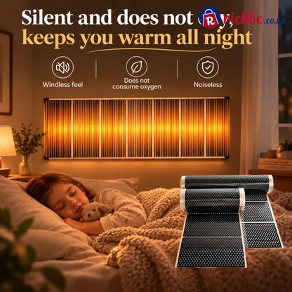 🔥Fast-heating 3-second wall heater with graphene honeycomb structure and infrared ceramic – quiet and energy-efficient