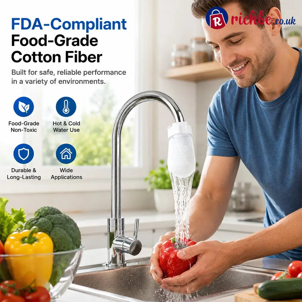 Faucet Filter Cotton Bags - Universal 100 PCS Splash-Proof Faucet Filter 🌟Set